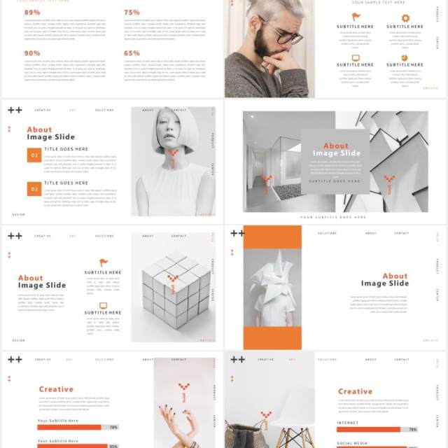 时尚简约形象设计展示PPT模板DOLOR - Powerpoint 时尚简约形象设计展示PPT模板DOLOR - Powerpoint