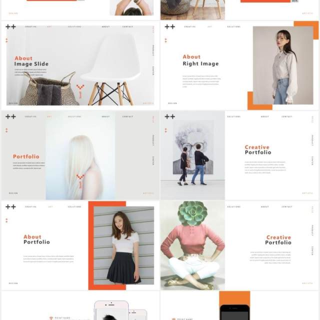 时尚简约形象设计展示PPT模板DOLOR - Powerpoint 时尚简约形象设计展示PPT模板DOLOR - Powerpoint