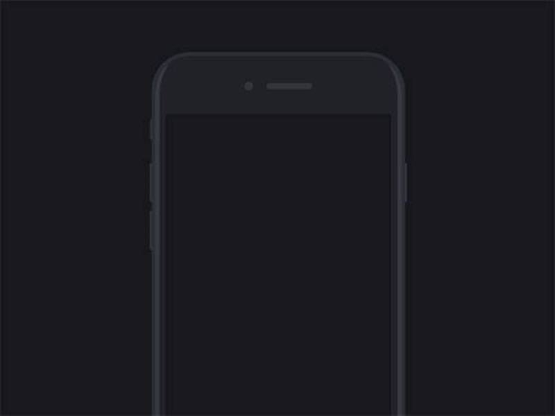 iPhone 7 扁平模型