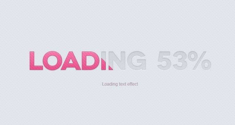 加载Psd文本效果