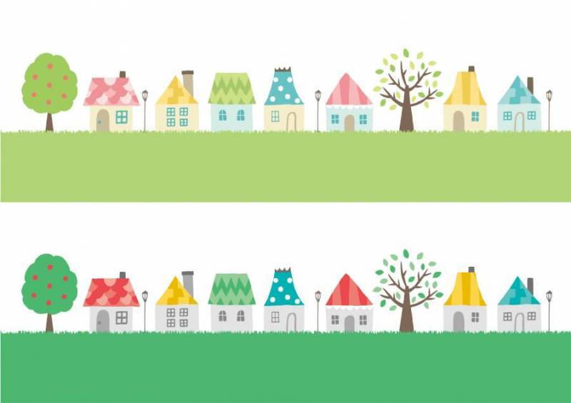 房子手写柔和和生动