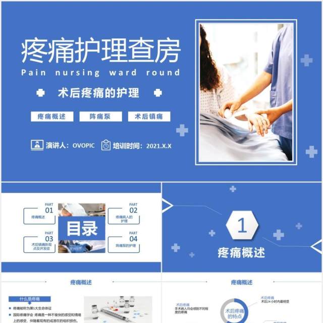 术后疼痛护理查房知识教育培训PPT模板 术后疼痛护理查房知识教育培训PPT模板