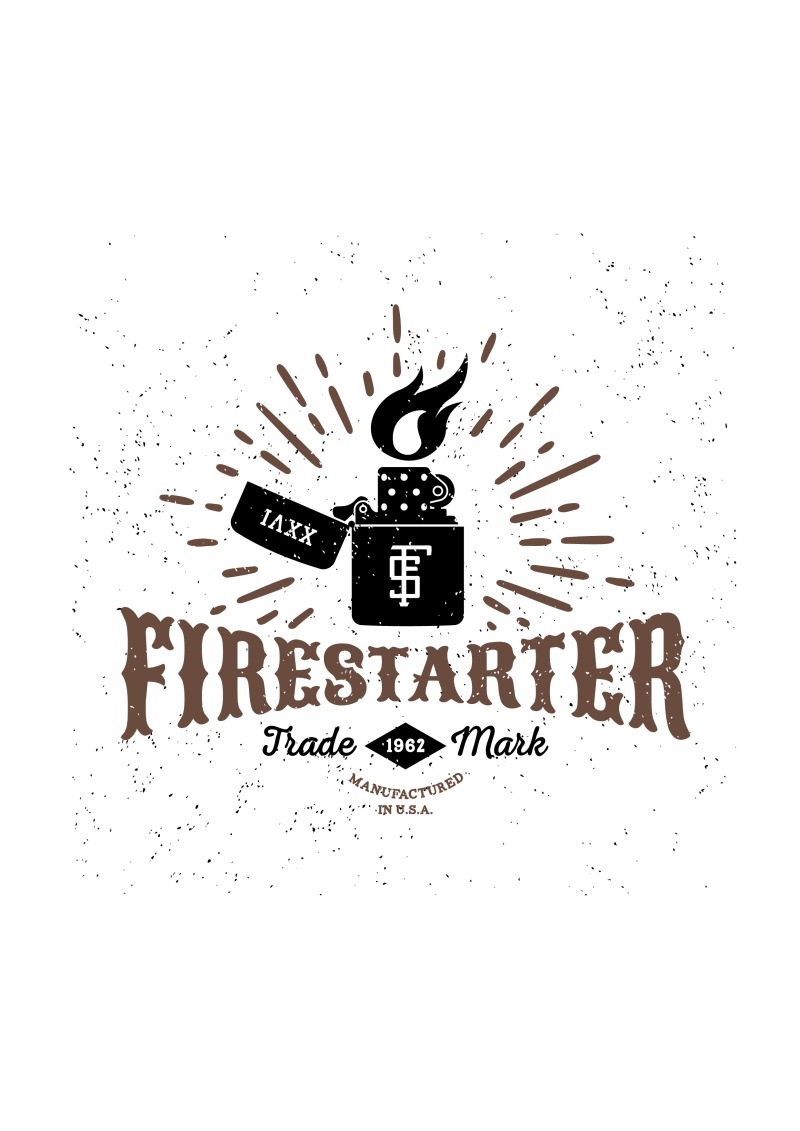 用于服装设计的简单T恤印花25