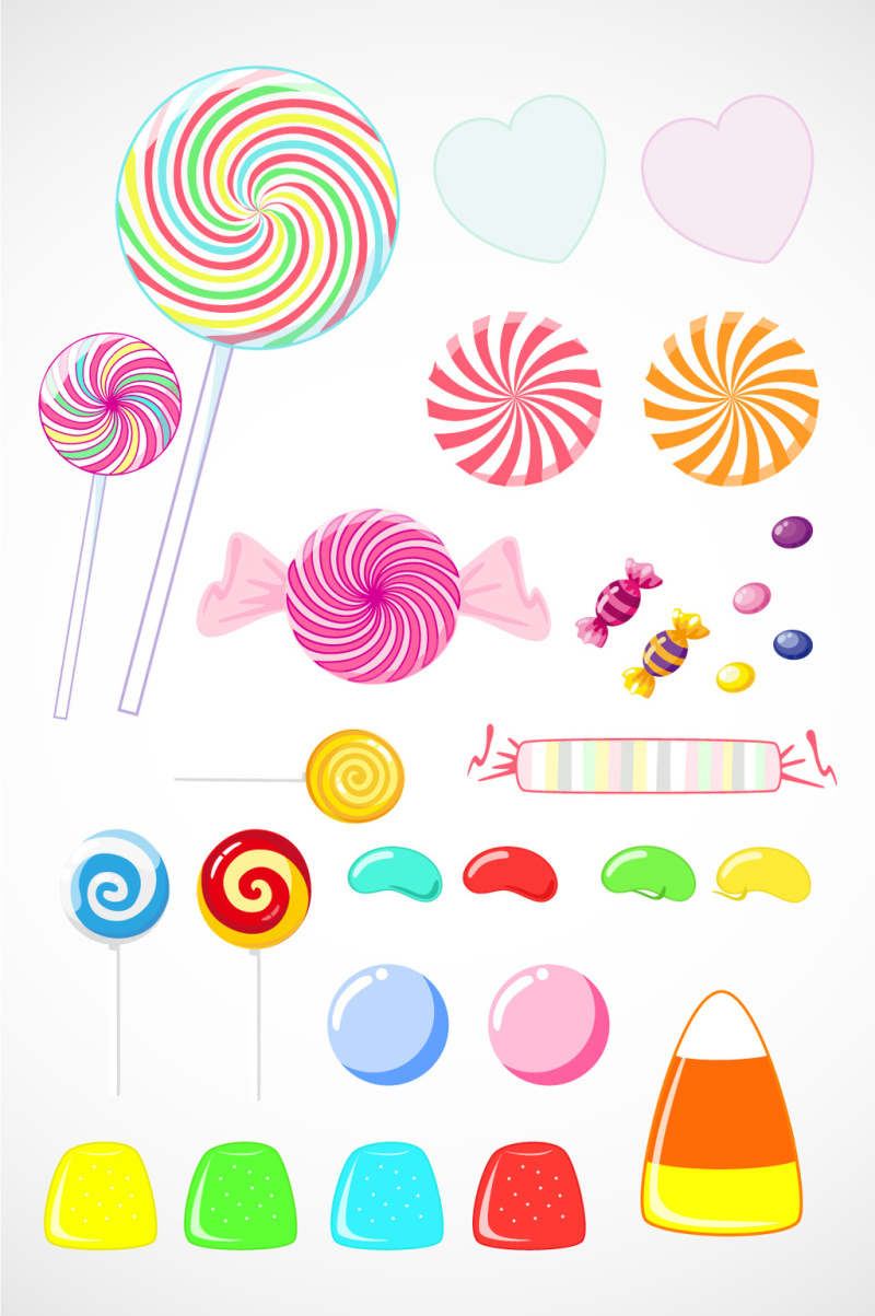 棒棒糖甜蜜糖果素材