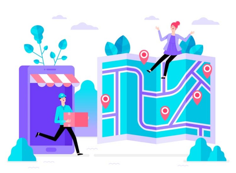 商务医院医疗科研网络电商购物网页卡通人物插画矢量AI设计素材14