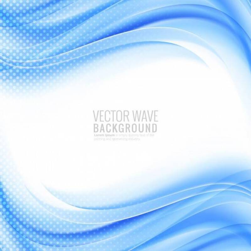 Abstract elegant stylish blue wave background