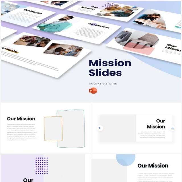 国外创意配图版式设计PPT模板不含摄影图Mission Powerpoint Infographics 国外创意配图版式设计PPT模板不含摄影图Mission Powerpoint Infographics