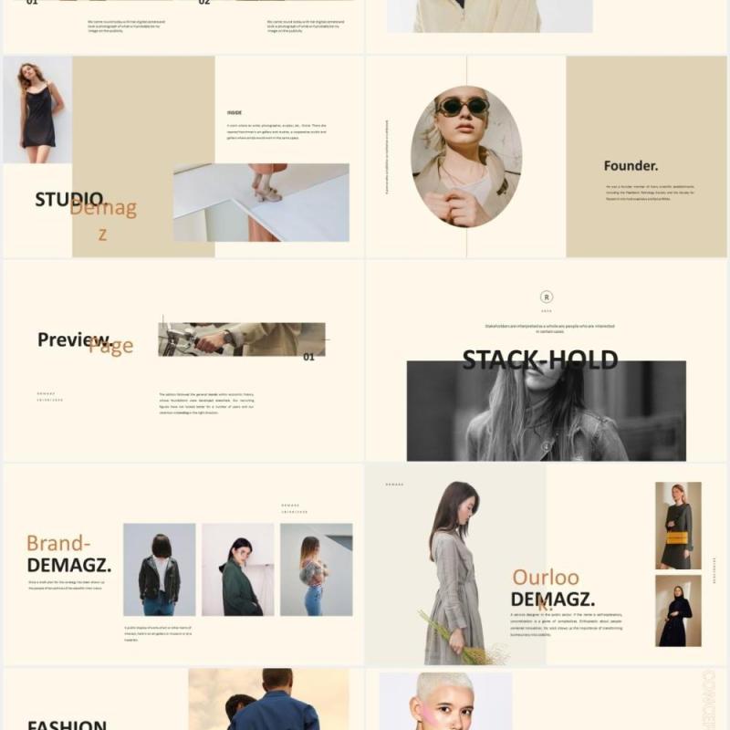 商业营销工作通用PPT模板demagz business marketing powerpoint