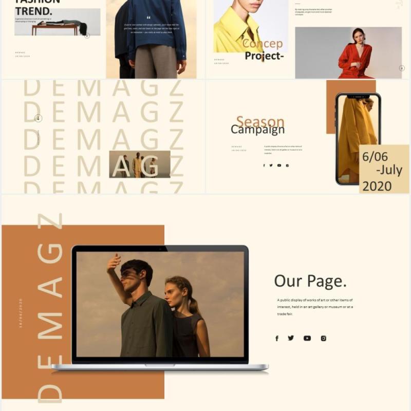 商业营销工作通用PPT模板demagz business marketing powerpoint