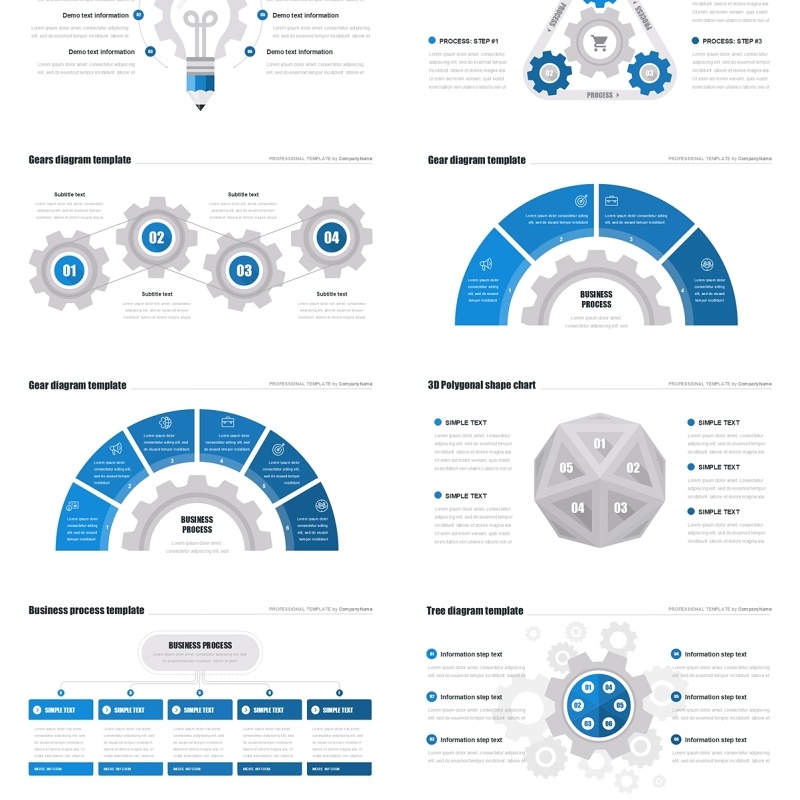 蓝色商业报告工作汇报PPT模板可插图Business Report animation