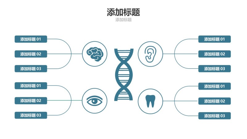 蓝色医学医疗医用PPT图表11