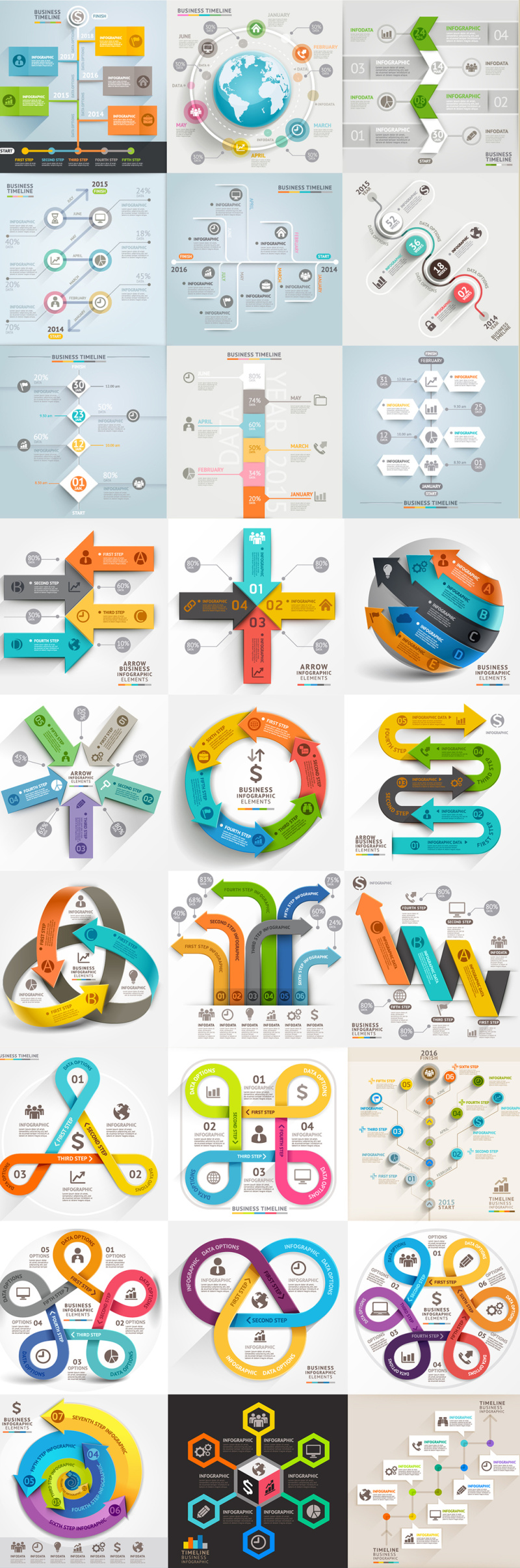 创意图表设计素材