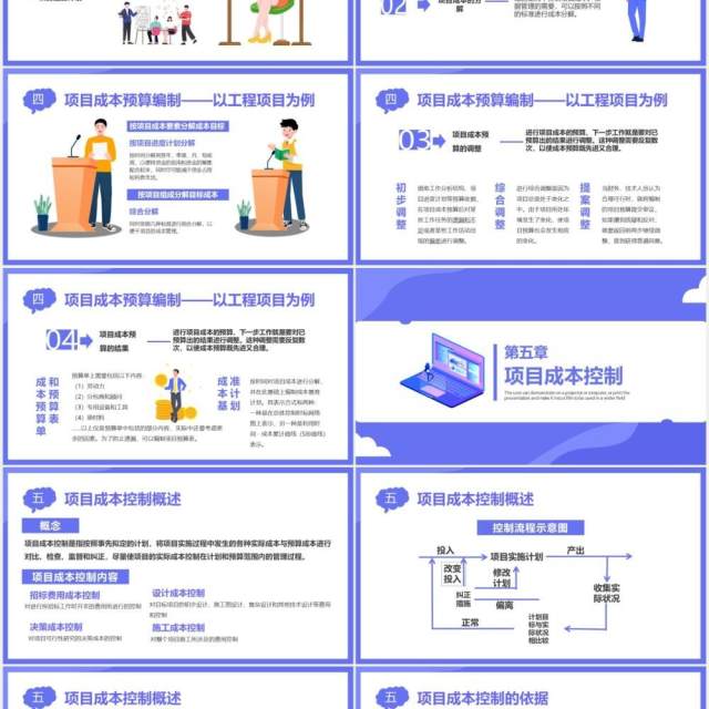 扁平化紫色商务商业项目成本管理公司财务培训通用PPT模板 扁平化紫色商务商业项目成本管理公司财务培训通用PPT模板