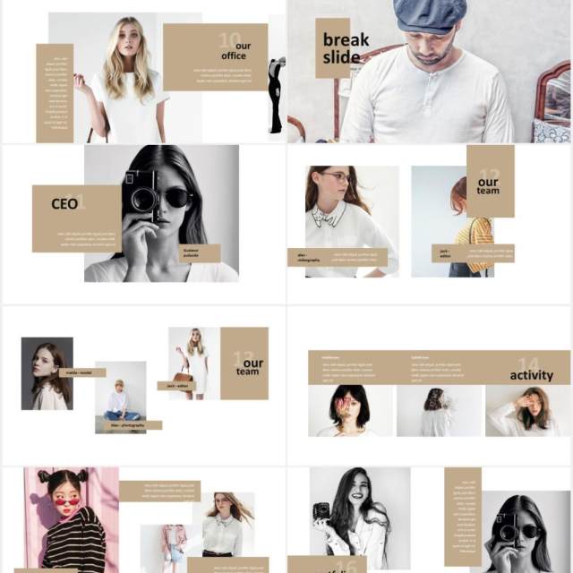 简约作品图片展示PPT模板Franco - Powerpoint Template 简约作品图片展示PPT模板Franco - Powerpoint Template