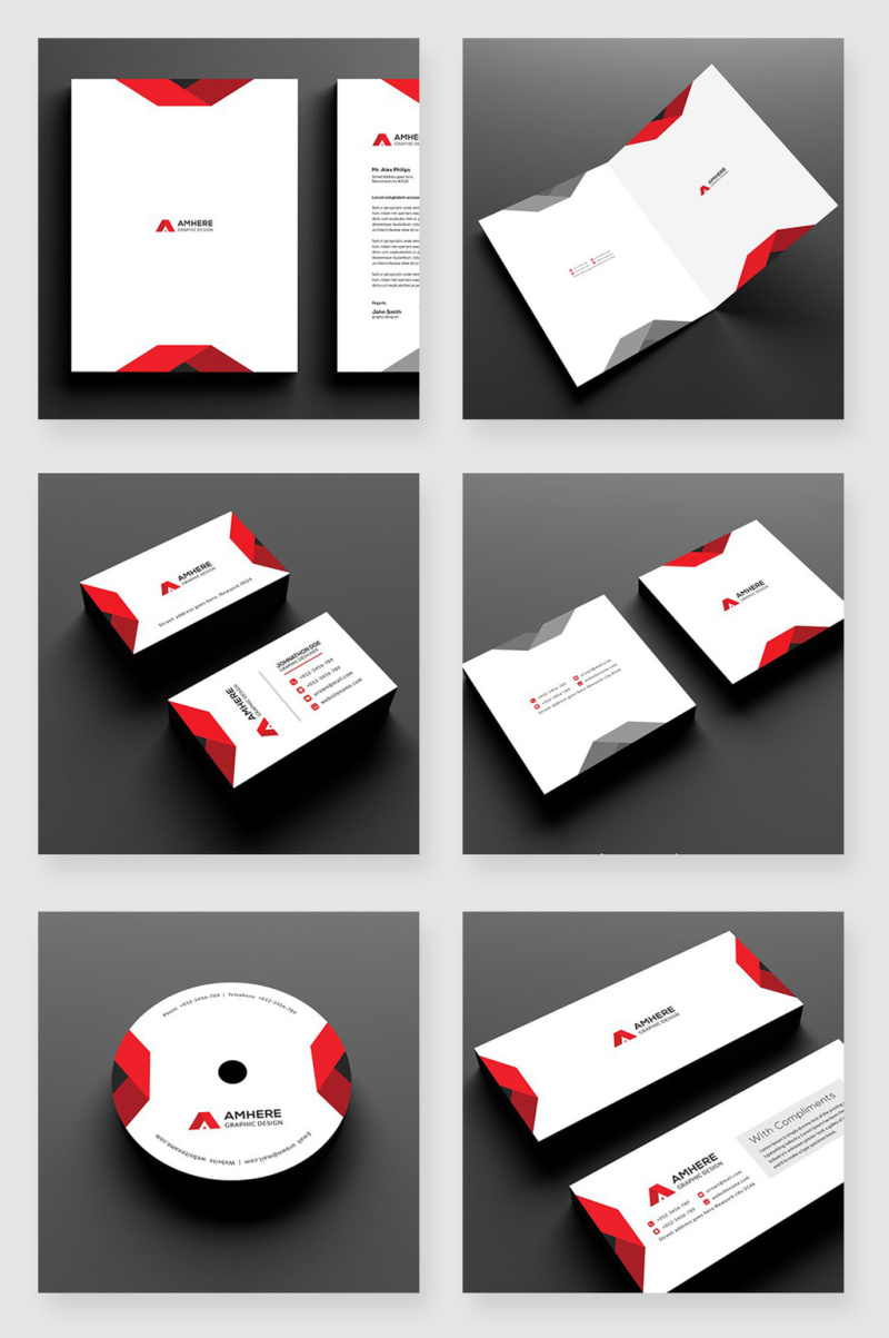 企业品牌VI办公应用系统设计素材