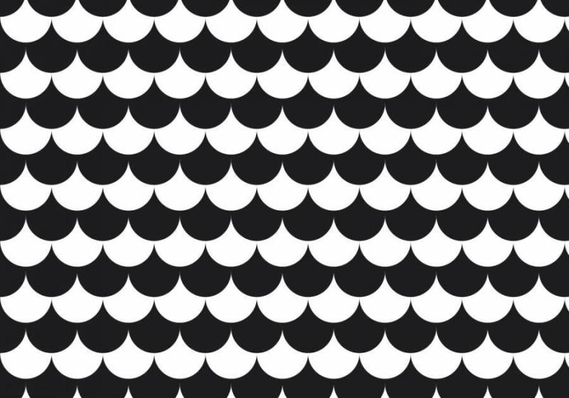 黑色和白色的圆圈图案