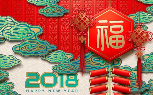 6款春节复古福字海报矢量素材EPS源文件打包下载 6款春节复古福字海报矢量素材EPS源文件打包下载