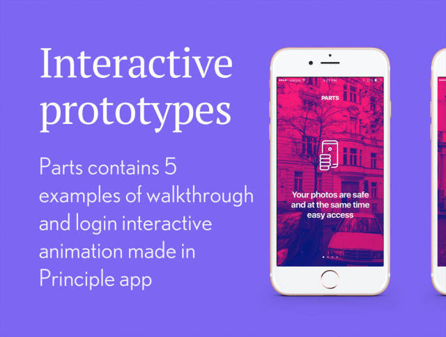包含交互动画的移动UI套件,Parts UI Mobile Kit 包含交互动画的移动UI套件,Parts UI Mobile Kit