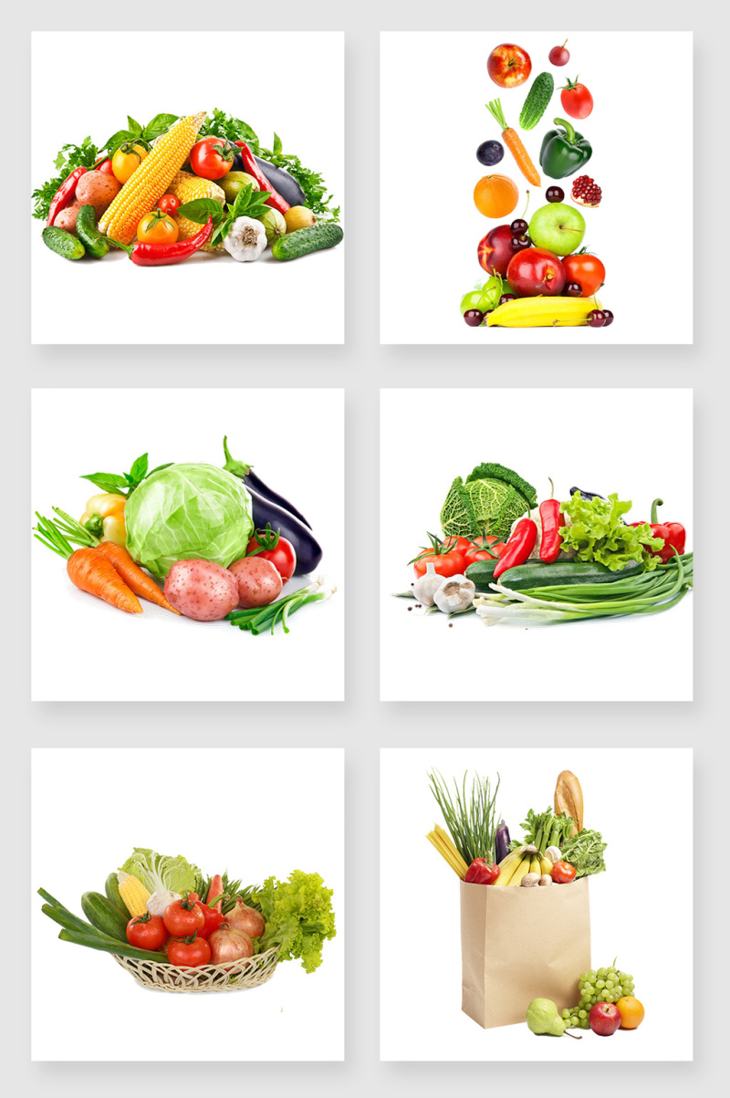 各种美味的蔬菜设计素材
