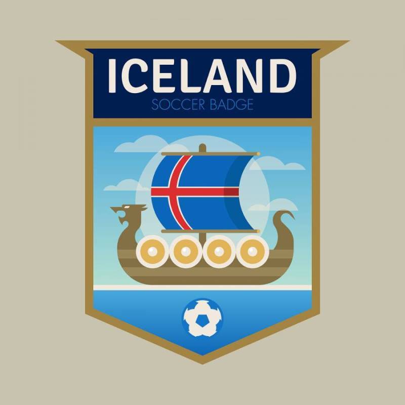 冰岛世界杯足球徽章