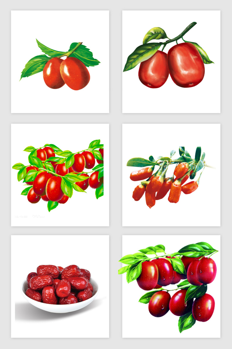 大红枣PNG免抠素材