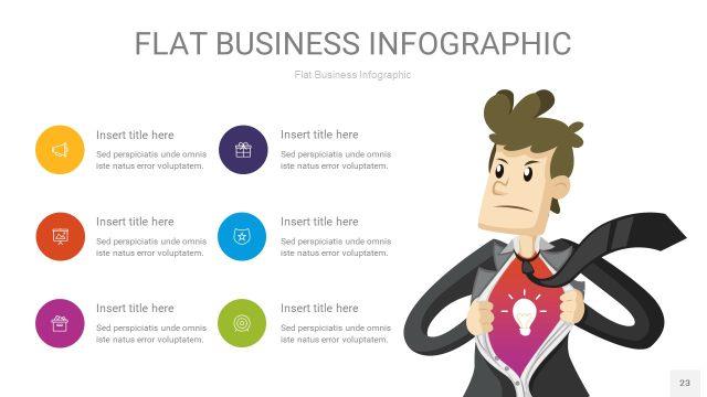 扁平商务PPT信息图23