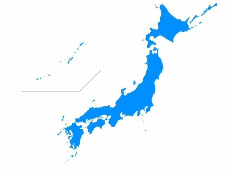 日本地図　高精细