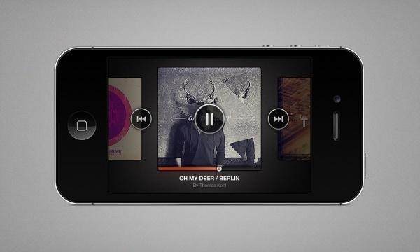 iPhone音乐播放器