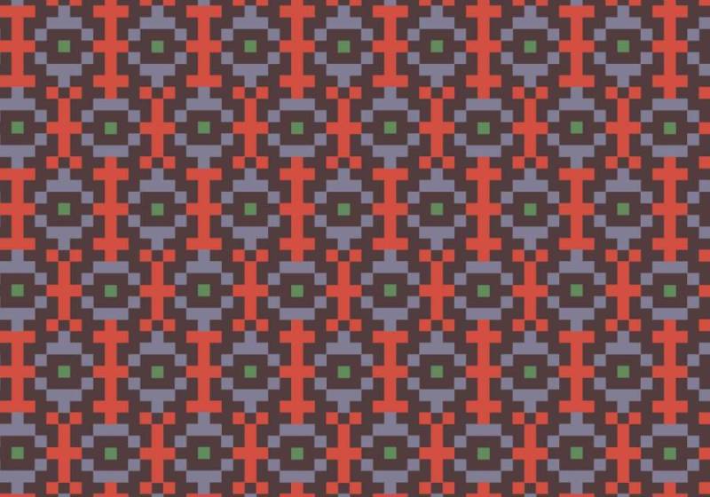 本机方形图案背景