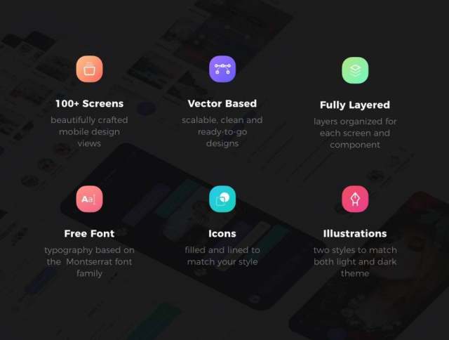 适用于Sketch,Adobe XD和Figma。,Atro Mobile UI Kit的100多个移动屏幕UI工具包 适用于Sketch,Adobe XD和Figma。,Atro Mobile UI Kit的100多个移动屏幕UI工具包