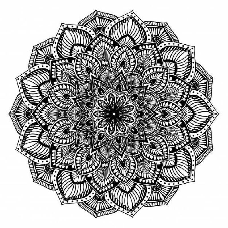 曼荼罗着色书