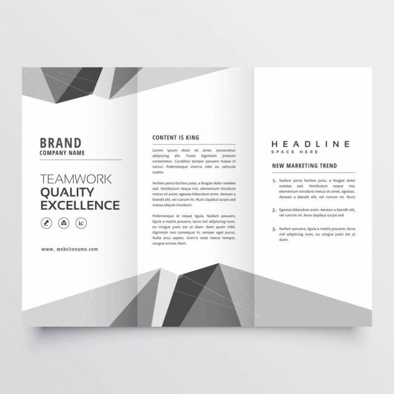 最小的灰色灯笼宣传册设计模板