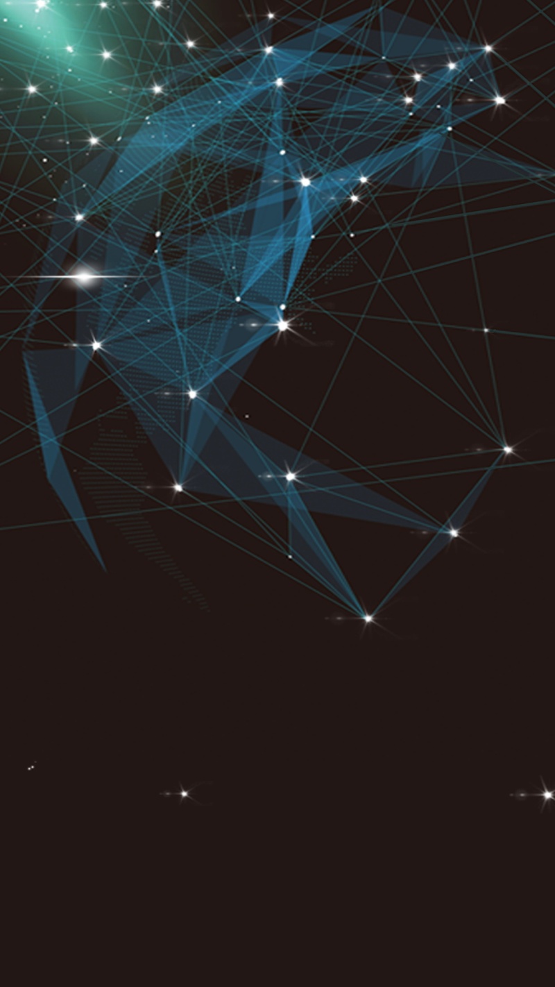 蓝色科技互联网企业舞台会议高端论坛背景PSD海报设计素材竖版7