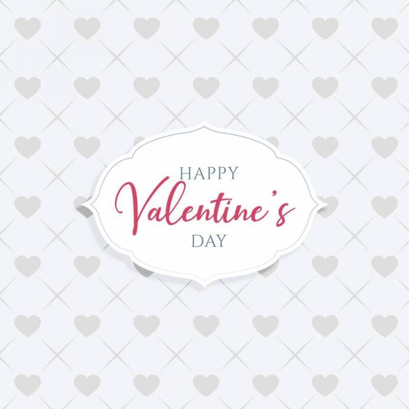 优雅的快乐情人节＆＃x27; s天问候设计