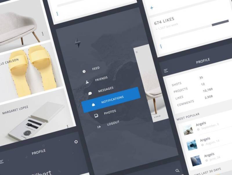 高品质的移动UI套件，迅雷UI套件