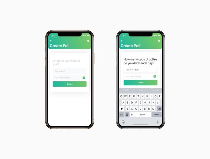 Adobe XD CC在线投票UI工具包，在线投票UI工具包