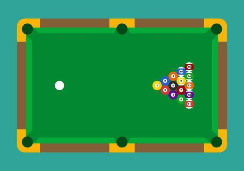  杰出的台球矢量