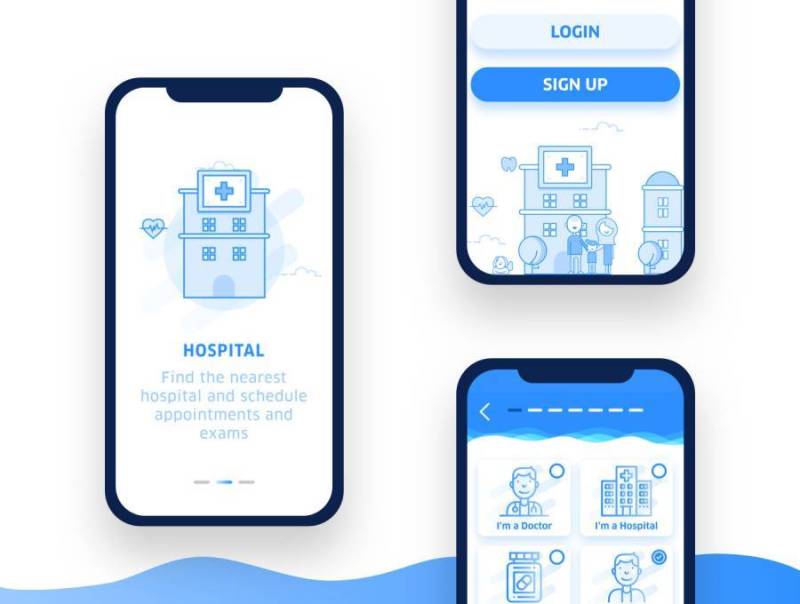 用于Sketch的医疗移动iOS UI工具包。医疗UI工具包