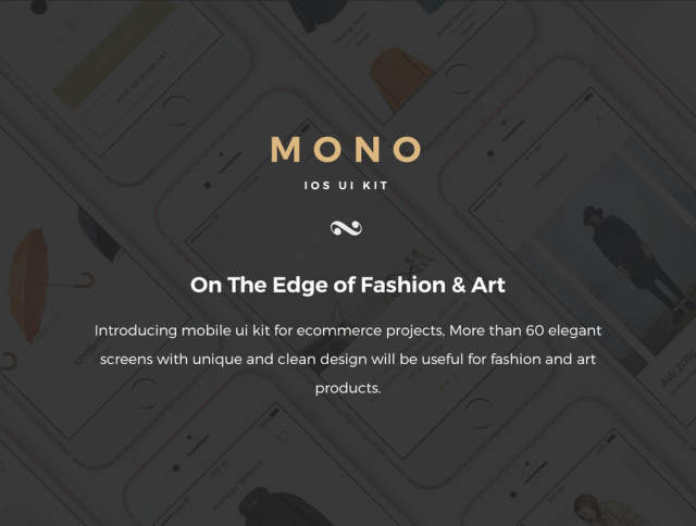 Mono iOS UI工具包,60多个电子商务项目的手机屏幕 Mono iOS UI工具包,60多个电子商务项目的手机屏幕