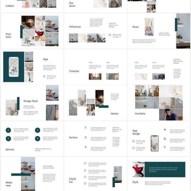 简约图文展示通用PPT模板NOYA - Powerpoint Template