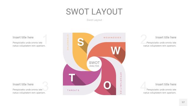 粉黄色SWOT图表PPT17 粉黄色SWOT图表PPT17