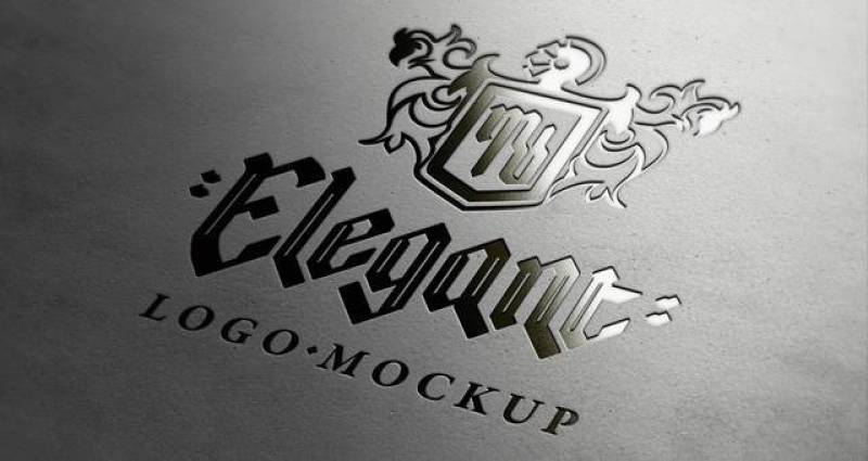 Letterpress Logo模拟模板2