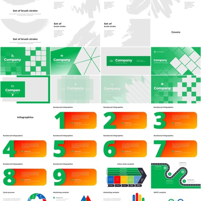 230页公司创意项目提案PPT模板可插图Company Creative Proposal [scheme 4]