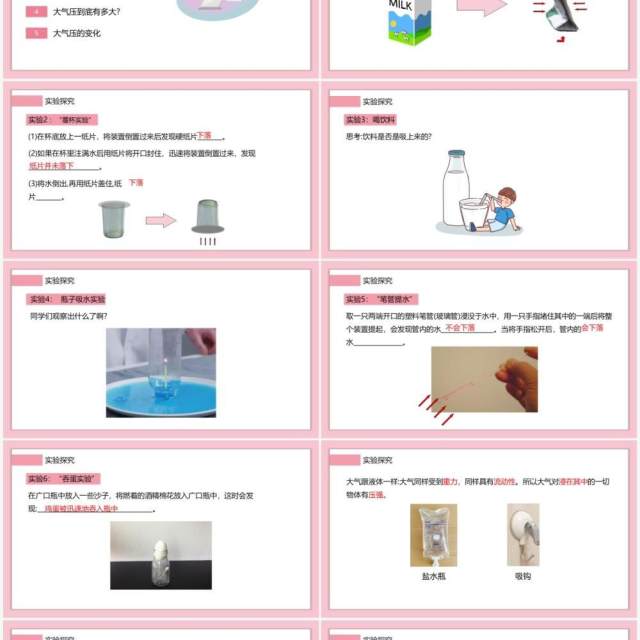 部编版八年级物理下册大气压强课件PPT模板 部编版八年级物理下册大气压强课件PPT模板