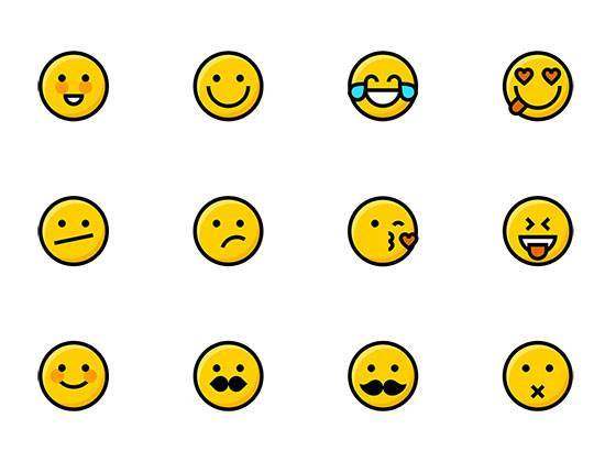 50 枚 Emoji 图标 50 枚 Emoji 图标