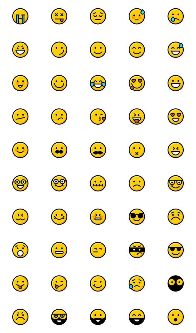 50 枚 Emoji 图标 50 枚 Emoji 图标