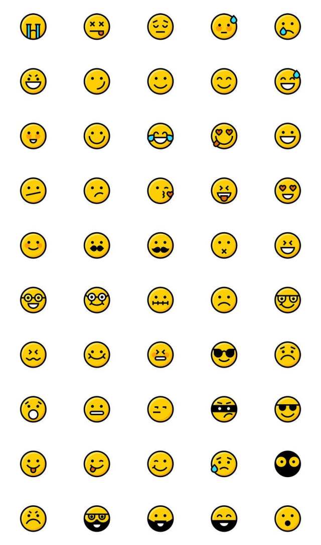 50 枚 Emoji 图标