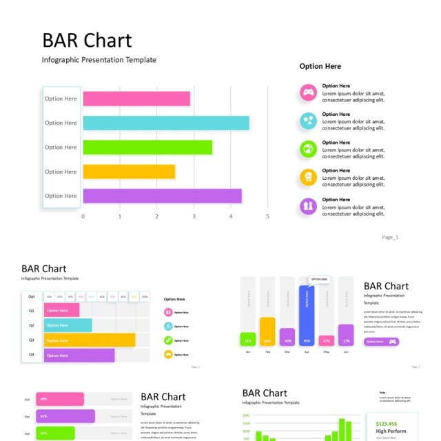 彩色项目计划条形图ppt信息图表素材 彩色项目计划条形图ppt信息图表素材