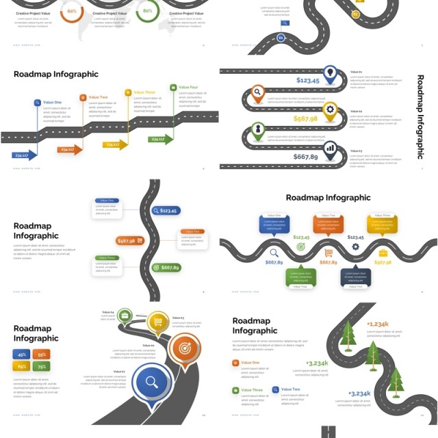 产品规划路线路导航地图PPT模板Roadmap V1 - Presentation Template 产品规划路线路导航地图PPT模板Roadmap V1 - Presentation Template