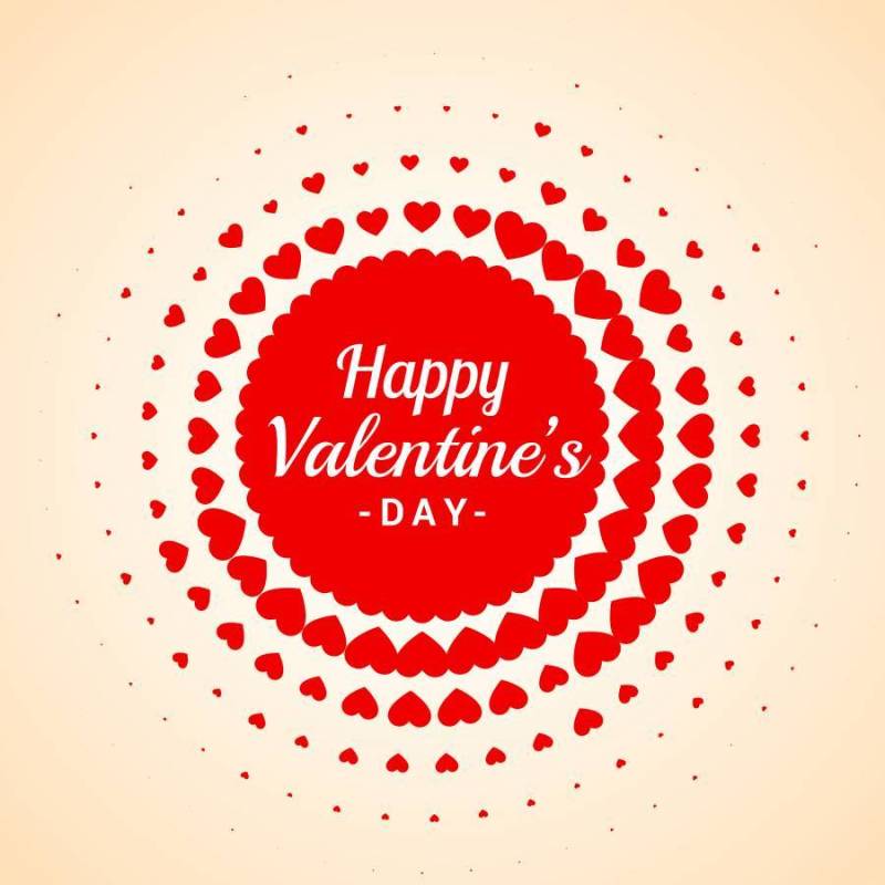 快乐的情人节卡片矢量设计插画